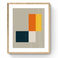 West Elm Bentuk IV Framed Wall Art by Susana Paz