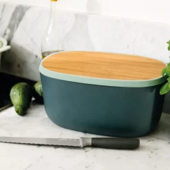 West Elm BergHOFF Leo Bamboo Bread Box & Cutting Board