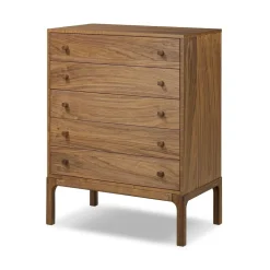 West Elm Berriman Walnut 5-Drawer Dresser (32")