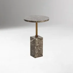 West Elm Bertrand Faux Marble Drink Table (14")