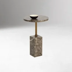 West Elm Bertrand Faux Marble Drink Table (14")