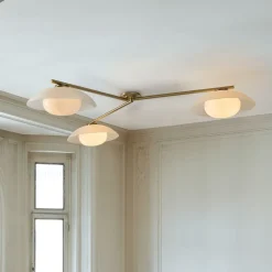 West Elm Bezel 3-Light Flush Mount (60")