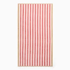 West Elm Biarritz Woven Stripe Beach Towel