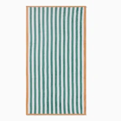 West Elm Biarritz Woven Stripe Beach Towel