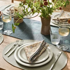 West Elm Block Print Palm Napkin Sets