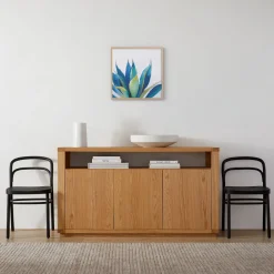 West Elm Blue Agave Framed Wall Art by Minted for