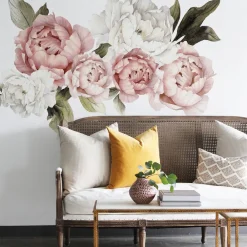 West Elm Blushing Peonies Wall Covering