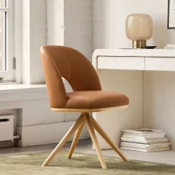 West Elm Boerum Leather Office Chair
