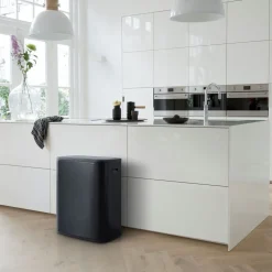West Elm Brabantia Bo Touch Trash Can (Dual 8 Gallon)
