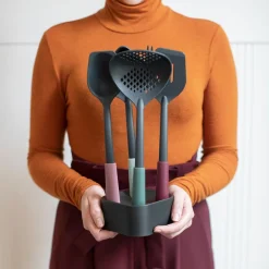 West Elm Brabantia Kitchen Utensils w/ Stand