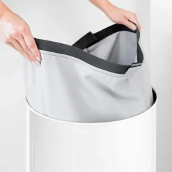 West Elm Brabantia Lidded Steel Hamper