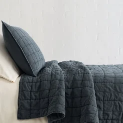 West Elm Braided Grid Quilt & Shams