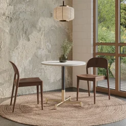 West Elm Branch Restaurant Round Dining Table - Quartz