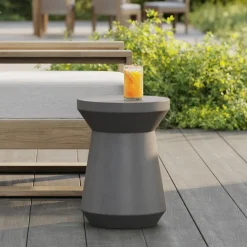 West Elm Brewster Outdoor Side Table (13")