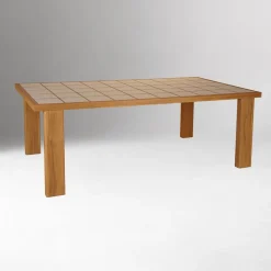 West Elm Briley Teak Outdoor Dining Table