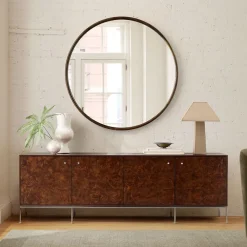 West Elm Broome Lacquer & Burl Media Console (72")