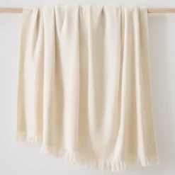 West Elm Brushed Woven Throw