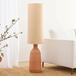West Elm Brynn Terracotta Floor Lamp (52")
