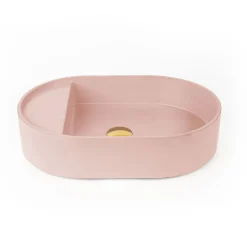 West Elm Buffalo Oval Handmade Vessel Sink & Console