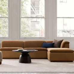 West Elm Build Your Own - Calvin Fabric & Leather Sectional