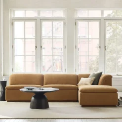 West Elm Build Your Own - Calvin Leather Sectional