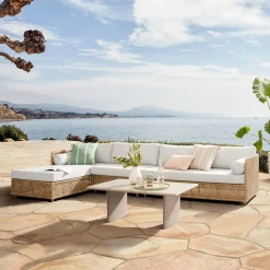 West Elm Build Your Own - Coastal Wicker Outdoor Sectional
