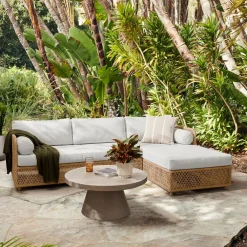West Elm Build Your Own - Coastal Wicker Outdoor Sectional