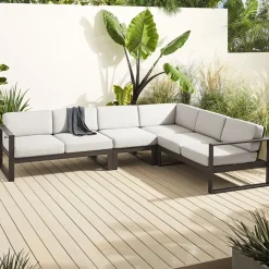 West Elm Build Your Own - Portside Aluminum Outdoor Sectional