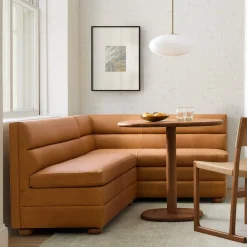 West Elm Build Your Own - Tilda Leather Storage Banquette