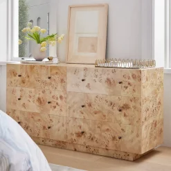 West Elm Burl 6-Drawer Dresser (60")