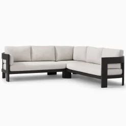 West Elm Caldera Aluminum Outdoor 3-Piece L-Shaped Sectional Protective Cover