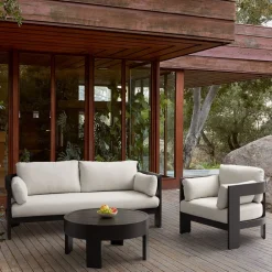 West Elm Caldera Aluminum Outdoor Sofa (75")