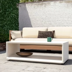 West Elm Calla Indoor/Outdoor Concrete Coffee Table (48")
