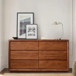 West Elm Calla Solid Wood 6-Drawer Dresser (60")