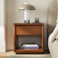 West Elm Calla Solid Wood Nightstand (22")