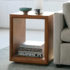 West Elm Calla Solid Wood Side Table (18")