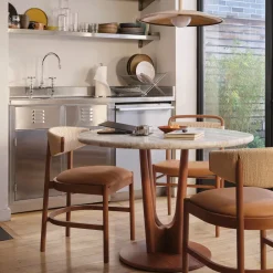 West Elm Calum Marble Bistro Table (42")