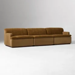 West Elm Calvin Fabric & Leather Modular Sofa ( – )