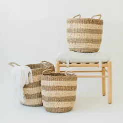 West Elm Camden Woven Baskets (Set of 3)
