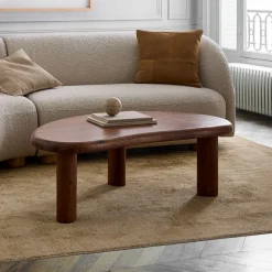 West Elm Cannellini Solid Wood Coffee Table (47")