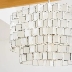 West Elm Capiz Zigzag Chandelier (24")