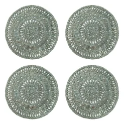 West Elm Caravan Circolo Abaca Round Placemats (Set of 4)