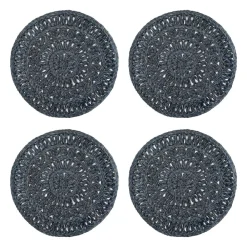 West Elm Caravan Circolo Abaca Round Placemats (Set of 4)