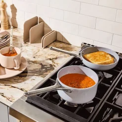 West Elm Caraway Nonstick Ceramic Mini Fry Pan & Sauce Pan Set