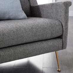 West Elm Carlo Mid-Century Sofa - Metal Legs (77.5")