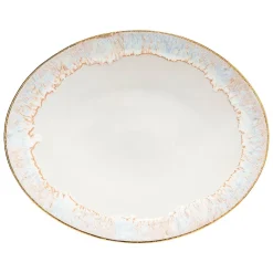West Elm Casafina Taormina Stoneware Gold-Rimmed Serveware