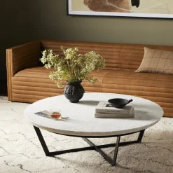 West Elm Celestine Round Coffee Table (48")
