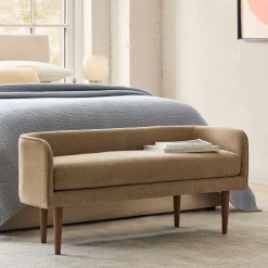West Elm Celine Bench - Wood Legs