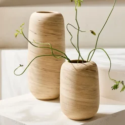 West Elm Ceramic Marbled Vases