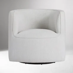 West Elm Cesne Rounded Swivel Chair